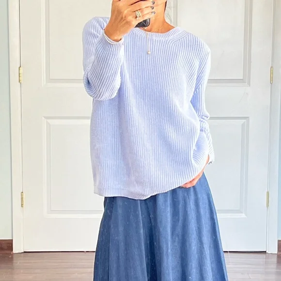 525 America 100% cotton essential sweater size S - Picture 4 of 11